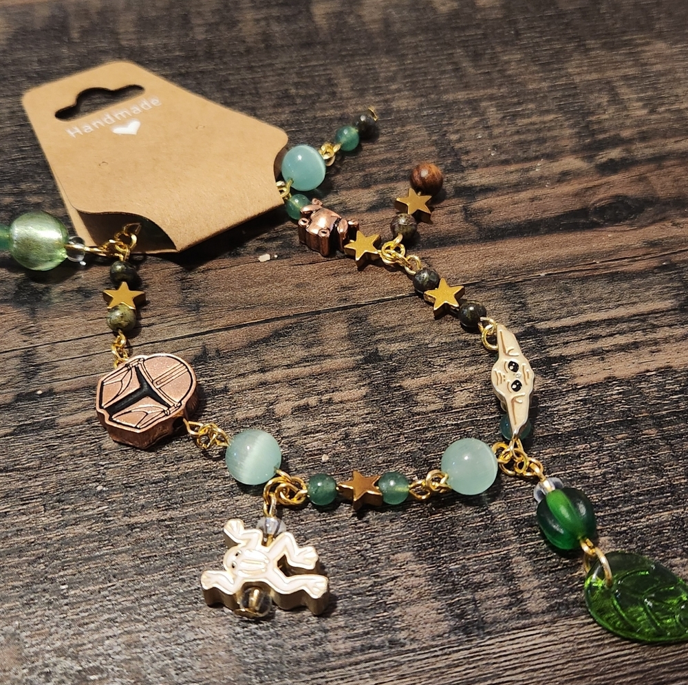 The Mandalorian Star Wars Charm Bracelet